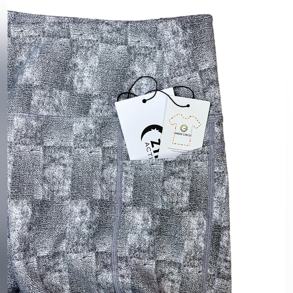 NEW Zyia 6680 flint full grain light n tight hi-rise Capri RC size 8-10 NWT - Picture 5 of 11